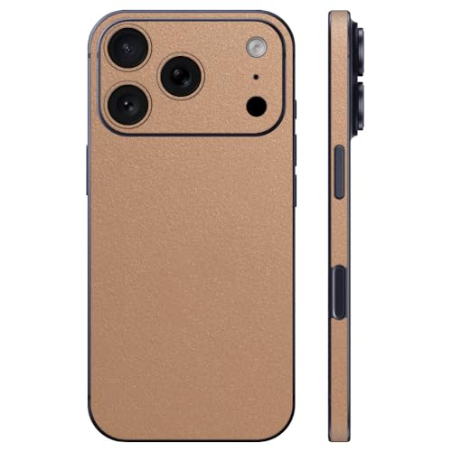 Amazon | wraplus スキンシール iPhone17 Pro 対応 ゴールド 背面 側面